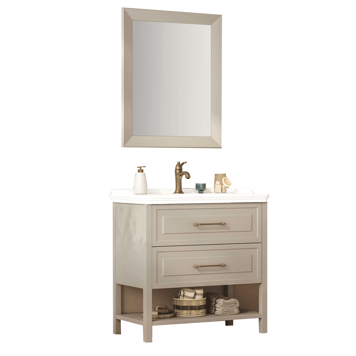 Fym Garden 80 cm Banyo Dolabı Fym Garden 80 cm Banyo Dolabı