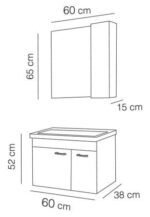 Fym Urla 60 cm Banyo Dolabı