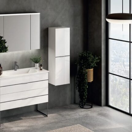 Gent Bathline 55100 V31 Banyo Dolabı 100 cm - Bathline-55100-V31-100 - Banyo Dolapları