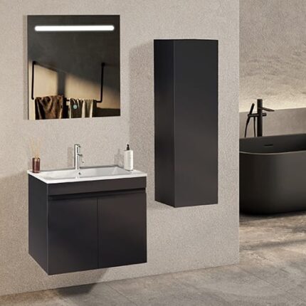 Gent Boztepe 5565 V32 Banyo Dolabı 65 cm - Boztepe-5565-V32-65 - Banyo Dolapları