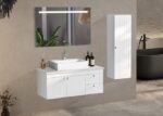 Gent Efes 46100 V33 Banyo Dolabı 100 cm - Efes-46100-V33-100 - Banyo Dolapları