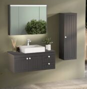 Gent Efes 46100 V34 Banyo Dolabı 100 cm - Efes-46100-V34-100 - Banyo Dolapları