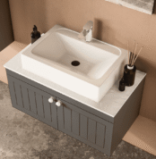 Gent Efes 4685 V32 Banyo Dolabı 85 cm - Efes-4685-V32-85 - Banyo Dolapları