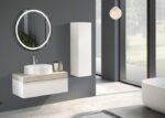 Gent Moderno 28100 V31 Banyo Dolabı 100 cm - Moderno-28100-V31-100 - Banyo Dolapları