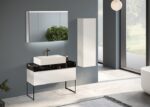 Gent Moderno 28100 V32 Banyo Dolabı 100 cm - Moderno-28100-V32-100 - Banyo Dolapları