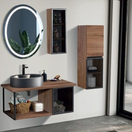 Gent Novelli 100 V31 Banyo Dolabı 100 cm - Novelli-100-V31-100 - Banyo Dolapları