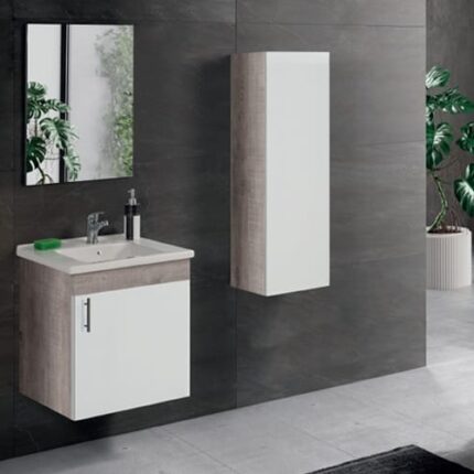 Gent Parıte 5555 V31 Banyo Dolabı 55 cm - Parıte-5555-V31-55 - Banyo Dolapları