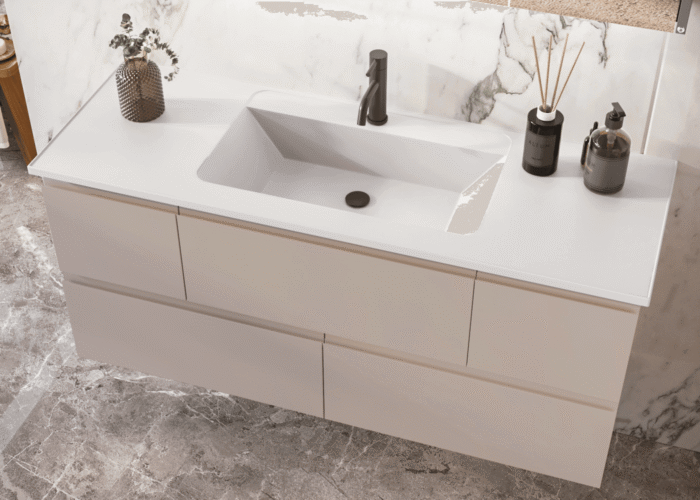 Gent Valentine 55130 V32 Banyo Dolabı 130 cm - Valentine-55130-V32-130 - Banyo Dolapları - 3