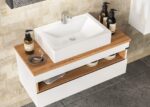 Gent Vital 39100 V31 Banyo Dolabı 100 cm - Vital-39100-V31-100 - Banyo Dolapları
