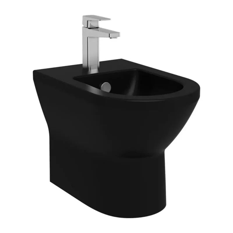 Vitra Integra Duvara Tam Dayalı Bide Mat Siyah - 7039B083-0288 - Bideler (Abdestlik)