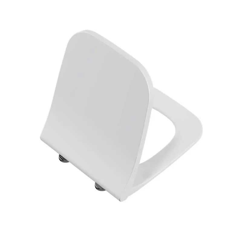 Vitra Integra Square Klozet Kapağı, Duroplast, Üstten Sıkmalı, Yavaş Kapanır, Kolay Sök-Tak, Metal Menteşeli, Beyaz - 91-003R009 - Klozet Kapağı