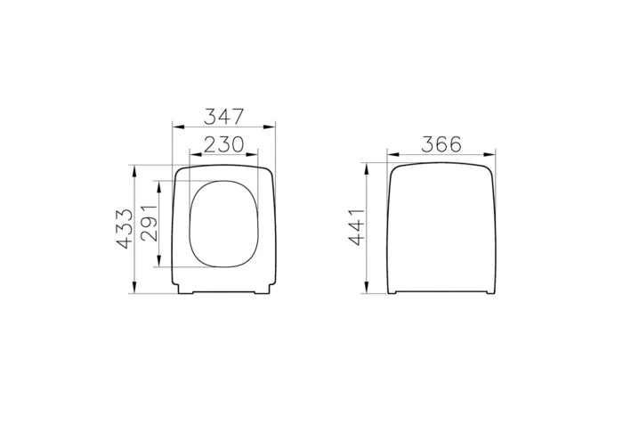 Vitra Metropole Klozet Kapağı Beyaz - 90-003R009 - Klozet Kapağı - 1