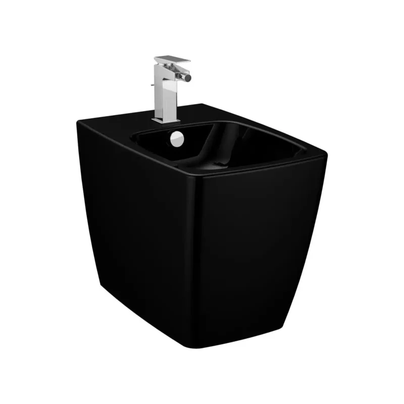 Vitra Metropole Yerden Bide Siyah - 5659B070-0288 - Bideler (Abdestlik)