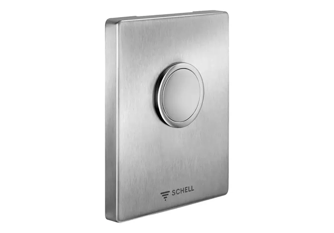 Vitra Pisuvar Yıkama Sistemi, Basmalı Buton, Parlak Krom - 310-3310 - Pisuvar Musluğu