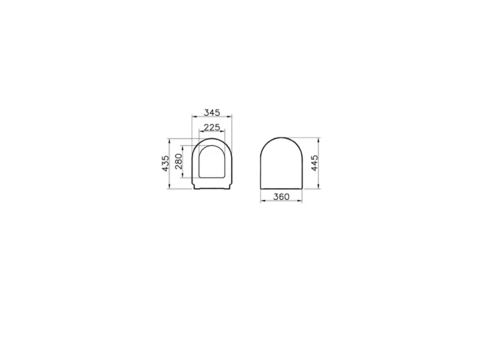 Vitra S50 Klozet Kapağı Beyaz - 72-003R309 - Klozet Kapağı - 1