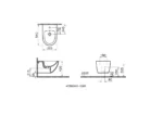 Vitra Sento Asma Bide Beyaz - 4338B003-1046 - Bideler (Abdestlik) - 1