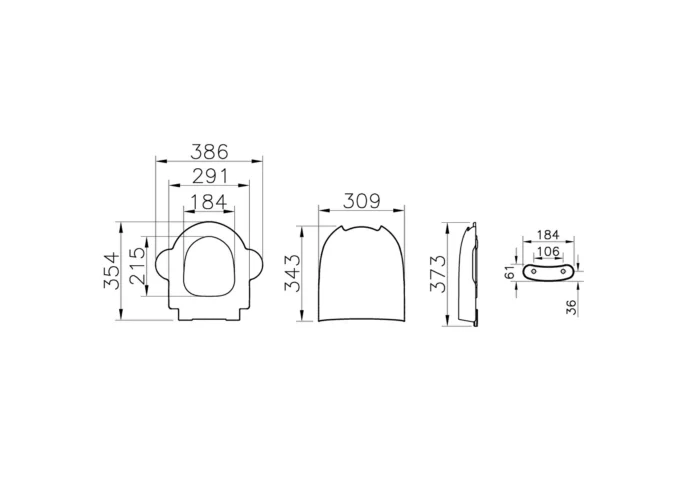 Vitra Sento Kids Klozet Kapağı Beyaz - 133-003-009 - Klozet Kapağı - 1