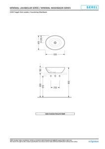 Eca Serel Çanak Lavabo 41x55