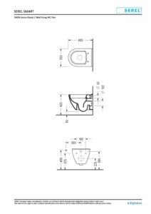 Eca Serel Smart Kanalsız Asma Klozet 48,5x35,5
