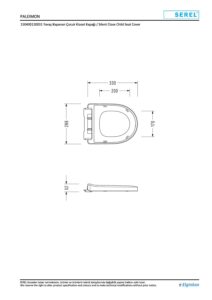 Serel Paleimon Klozet Kapağı - 150400120031 - Klozet Kapağı - 1