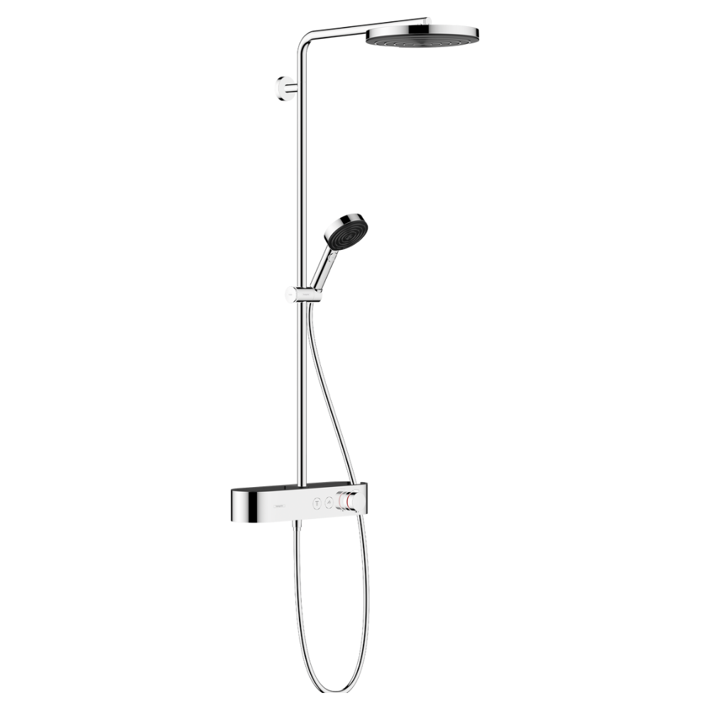 24221000 Hansgrohe Pulsify S Duş kolonu 260 1jet, EcoSmart, ShowerTablet Select 400 ile - Görsel 1