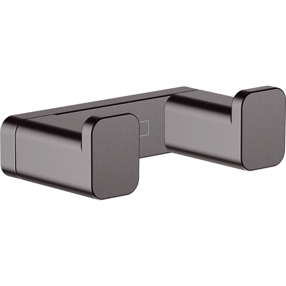 41755340 Hansgrohe AddStoris Mat Siyah Krom İkili Askılık - Görsel 1
