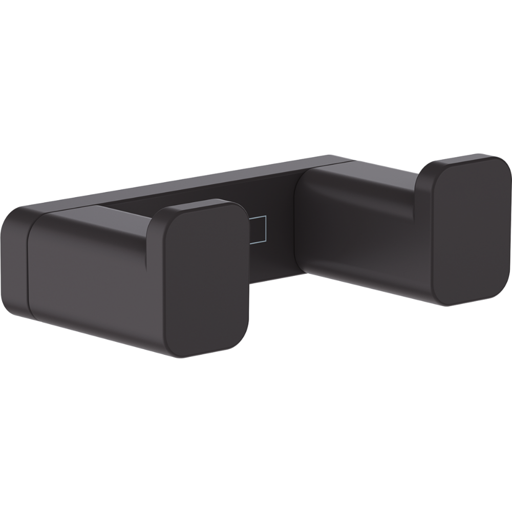 41755670 Hansgrohe AddStoris Satin Siyah İkili Askılık - Görsel 1