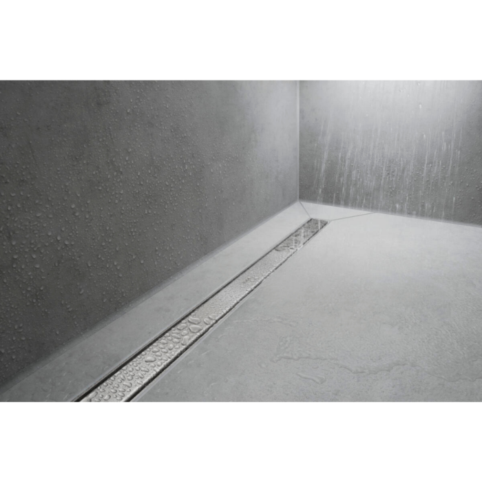 Hansgrohe RainDrain Match Duş kanalı 60 cm, Mat Paslanmaz Çelik (Yüksekliği Ayarlanabilir Çerçeveli) - Görsel 2