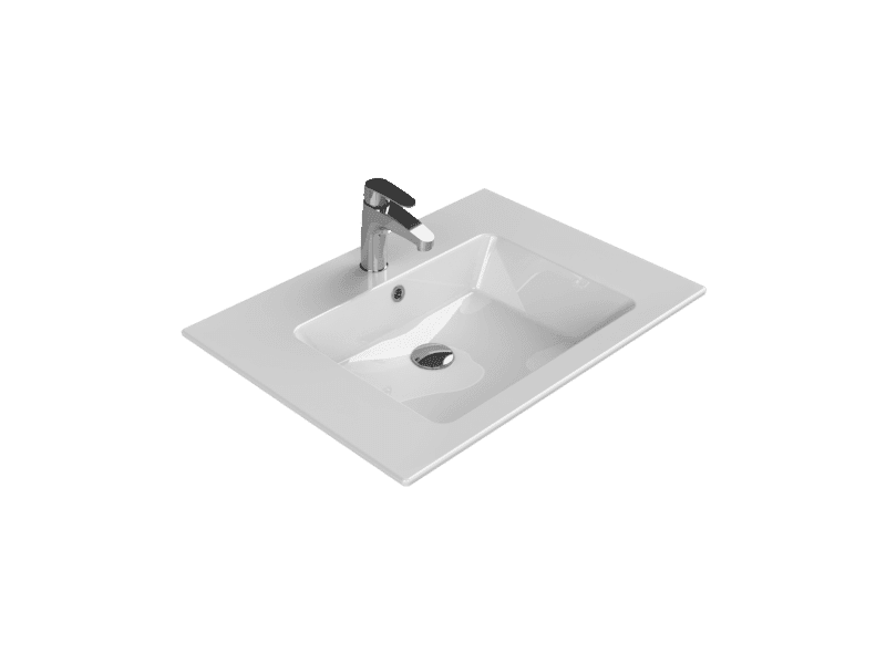 Cerastyle İbiza Etajerli Lavabo 71x51 cm