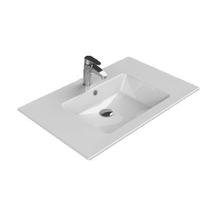 Cerastyle İbiza Etajerli Lavabo 81x51 cm