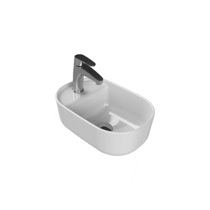 Cerastyle Aqua Lavabo 42x28 cm - OC007D61U003Y01102 - Tezgah Üstü Lavabo