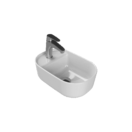 Cerastyle Aqua Lavabo 42x28 cm