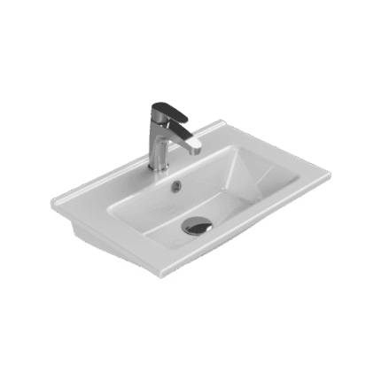 Cerastyle Arte Etajerli Lavabo 55x36,5 cm - VB048G12U003Y01102 - Etajerli Lavabo