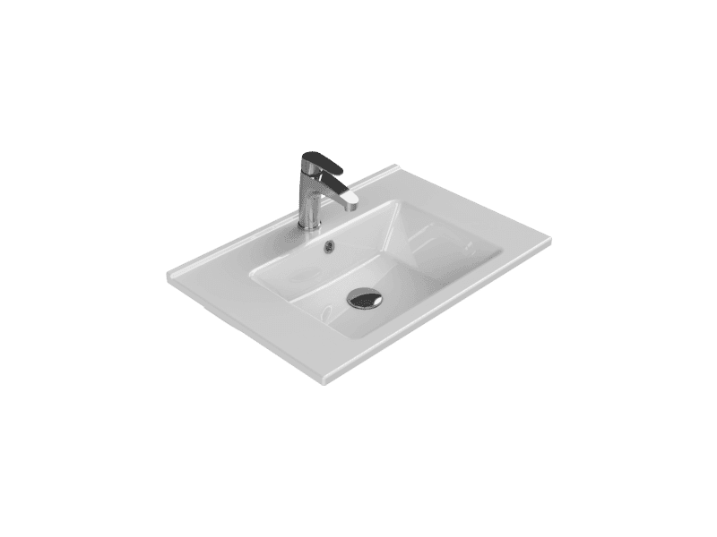 Cerastyle Arte Etajerli Lavabo 65x45 cm