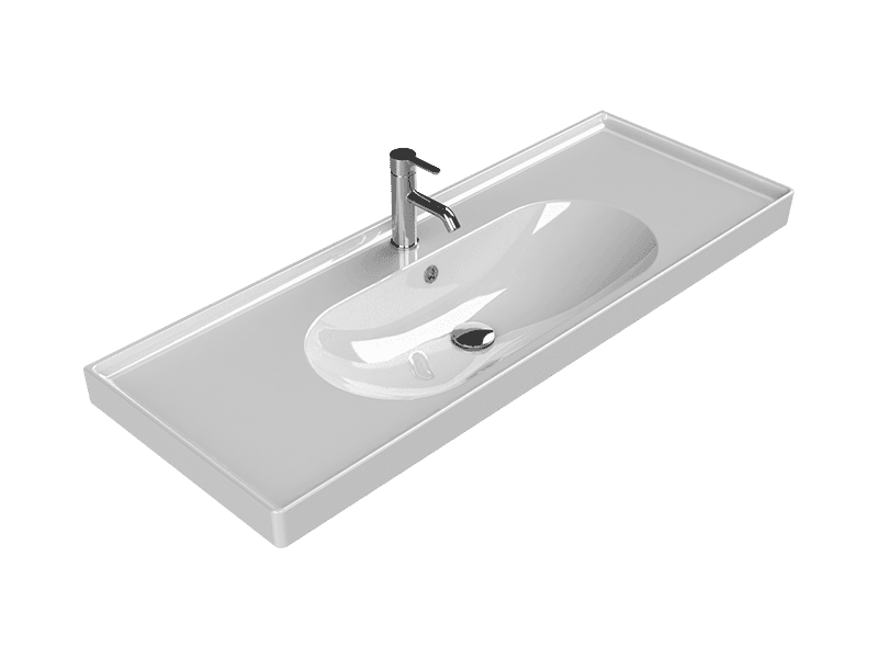 Cerastyle Arya Etajerli Lavabo 120x45 cm