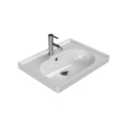 Cerastyle Arya Etajerli Lavabo 60x45 cm - VB042H82U003Y01102 - Etajerli Lavabo