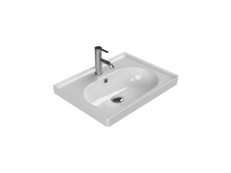 Cerastyle Arya Etajerli Lavabo 60x45 cm