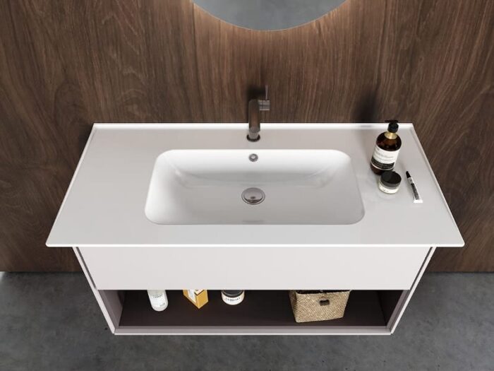 Cerastyle Blue Etajerli Lavabo 100x47 cm - VB041A22U003Y01102 - Etajerli Lavabo - 1