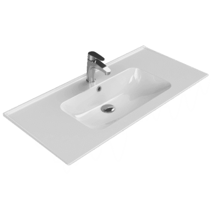 Cerastyle Blue Etajerli Lavabo 100x47 cm - VB041A22U003Y01102 - Etajerli Lavabo