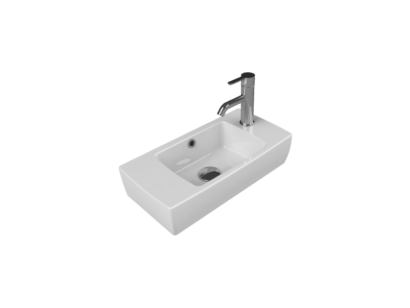 Cerastyle City Lavabo 25 x 50 cm (Batarya deliği sağda)