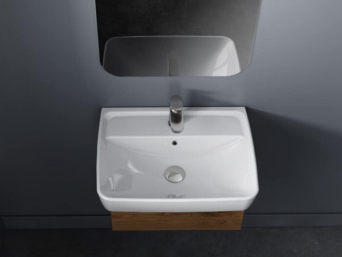 Cerastyle Duru Lavabo 60x40 cm - VB003H62U003Y01102 - Tezgah Üstü Lavabo - 1