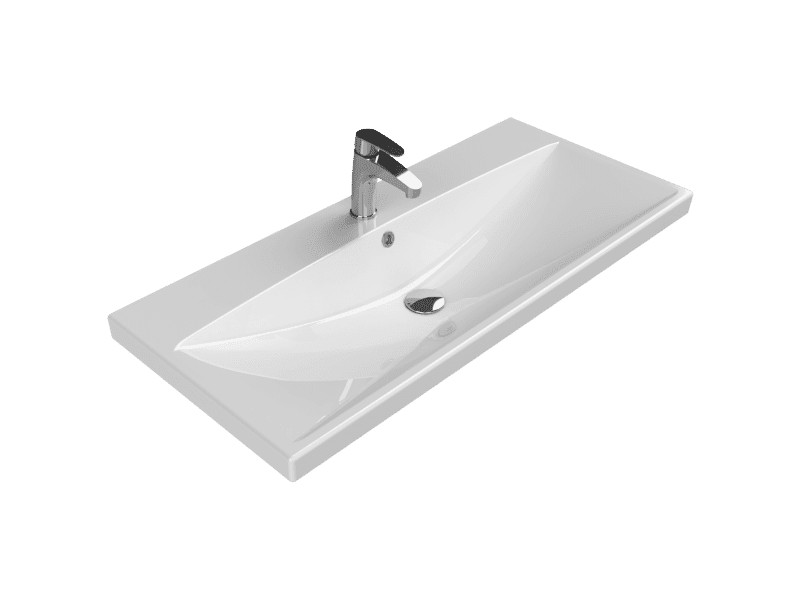 Cerastyle Elite Etajerli Lavabo 100x45 cm Cerastyle Elite Etajerli Lavabo 100x45 cm