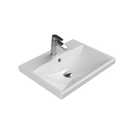 Cerastyle Elite Etajerli Lavabo 60x45 cm