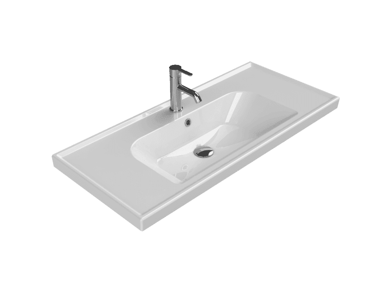 Cerastyle Frame Etajerli Lavabo 100x45 cm