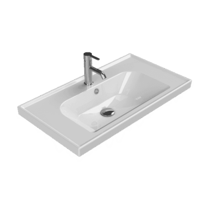 Cerastyle Frame Etajerli Lavabo 80x45 cm - VB015M22U003Y01102 - Etajerli Lavabo