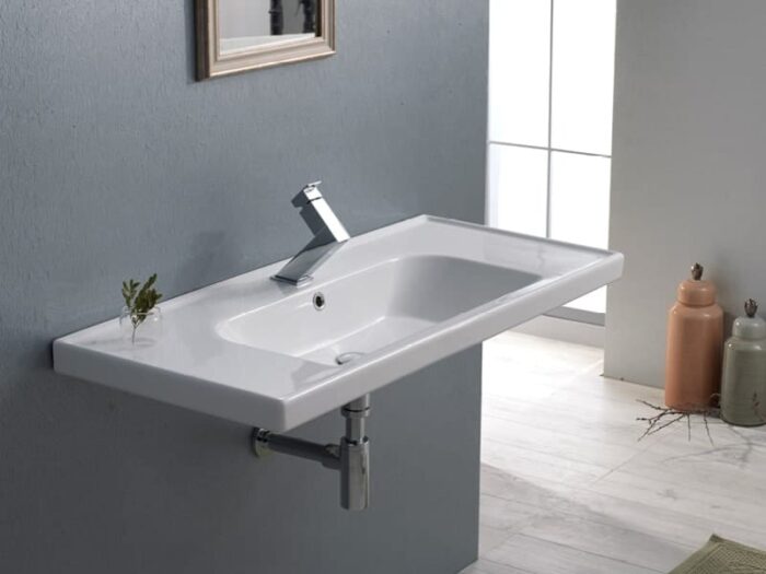 Cerastyle Frame Etajerli Lavabo 90x45 cm - VB015N82U003Y01102 - Etajerli Lavabo - 2