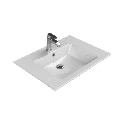 Cerastyle İbiza Etajerli Lavabo 71x51 cm - TB001K92U003Y01103 - Etajerli Lavabo