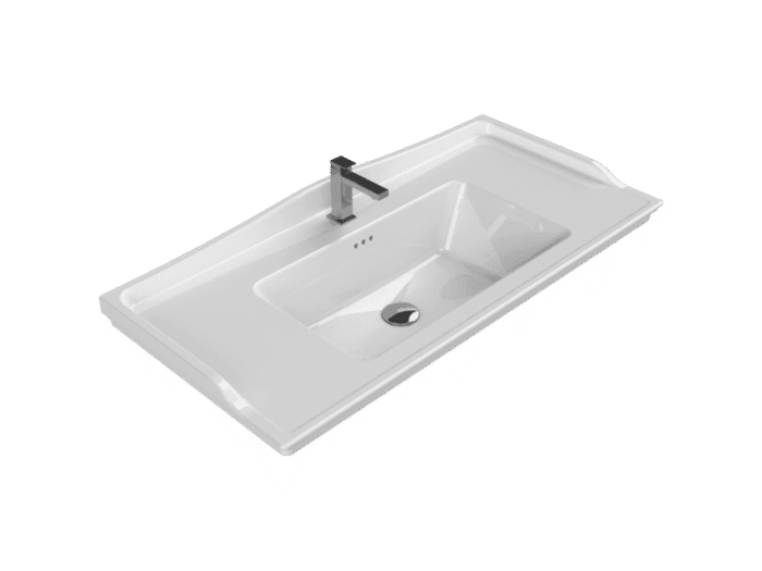 Cerastyle Kapadokya Etajerli Lavabo 100x48 cm VB008A32U003Y01102