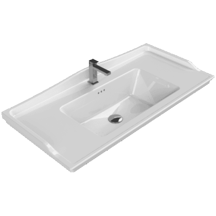 Cerastyle Kapadokya Etajerli Lavabo 100x48 cm