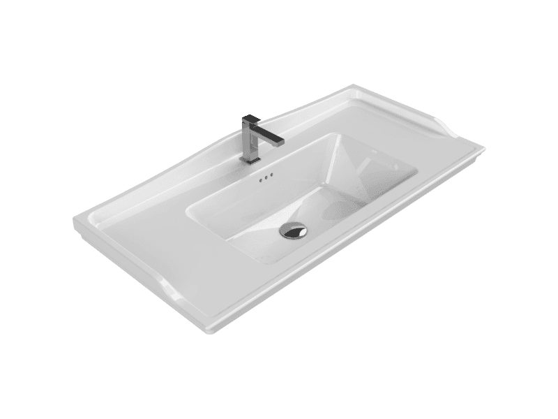 Cerastyle Kapadokya Etajerli Lavabo 100x48 cm